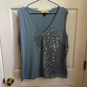 St John sequins top